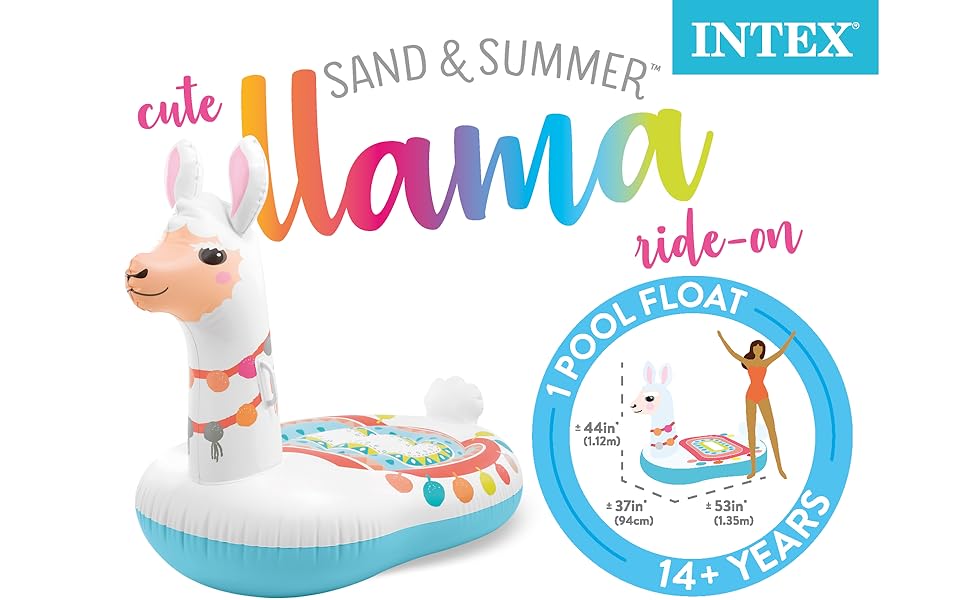 Inflatable ride-on Lama