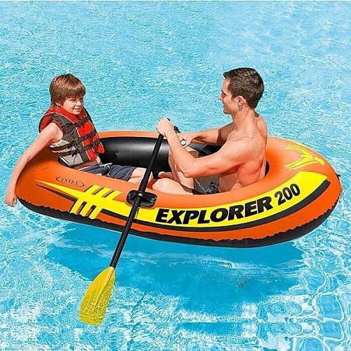 Bateau Gonflable Explorer 200 Intex avec Rames