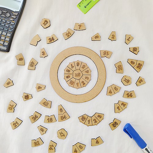 Puzzle Educatif Tableau de multiplication
