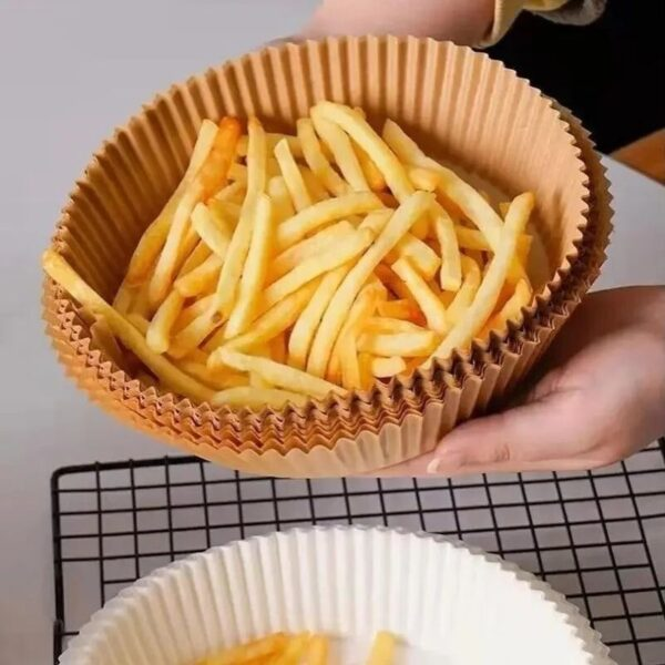 Moules en papier pour friteuse à air ( Lot de 50 pcs ) 200*45mm