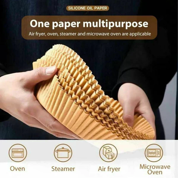 Moules en papier pour friteuse à air ( Lot de 50 pcs ) 200*45mm