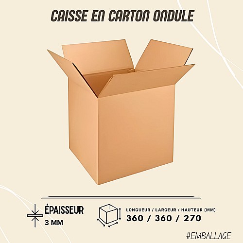Carton D'emballage - Caisse Américaine Standard