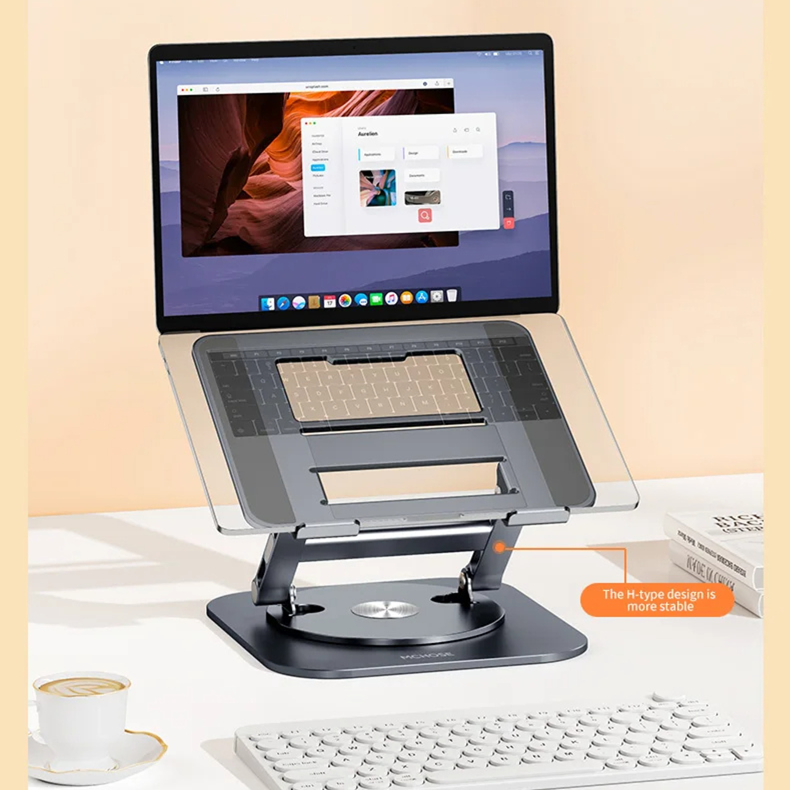 Mchose™ - Support Rotatif 360° Universel – Fixation Stable