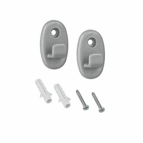 Set de 2 crochets en plastique