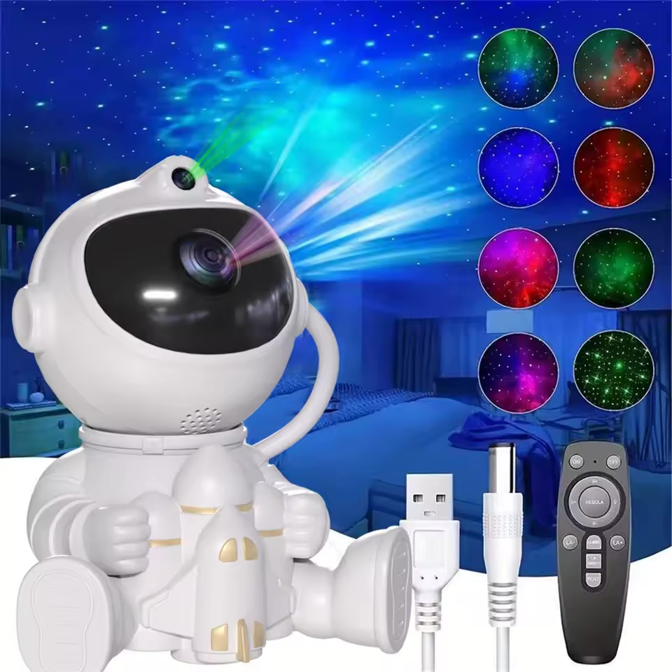 Projecteur Spaceman – Lampe Nébulosité & Étoiles avec Télécommande