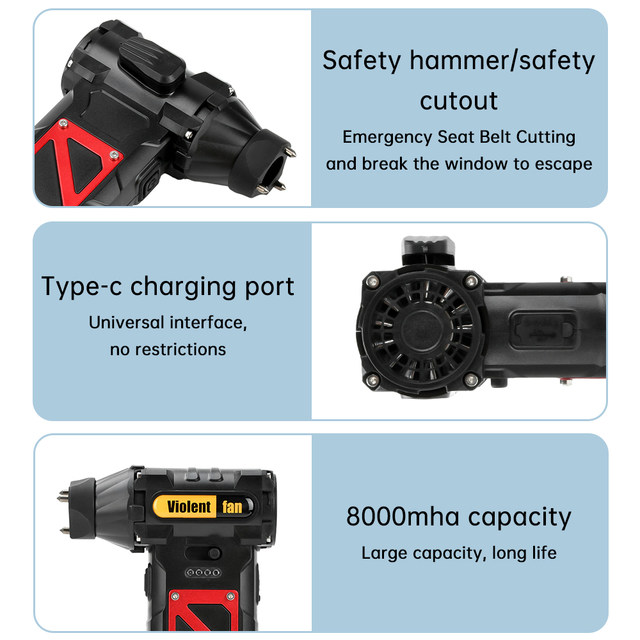 Ventilateur Portable Ultra-Puissant P30