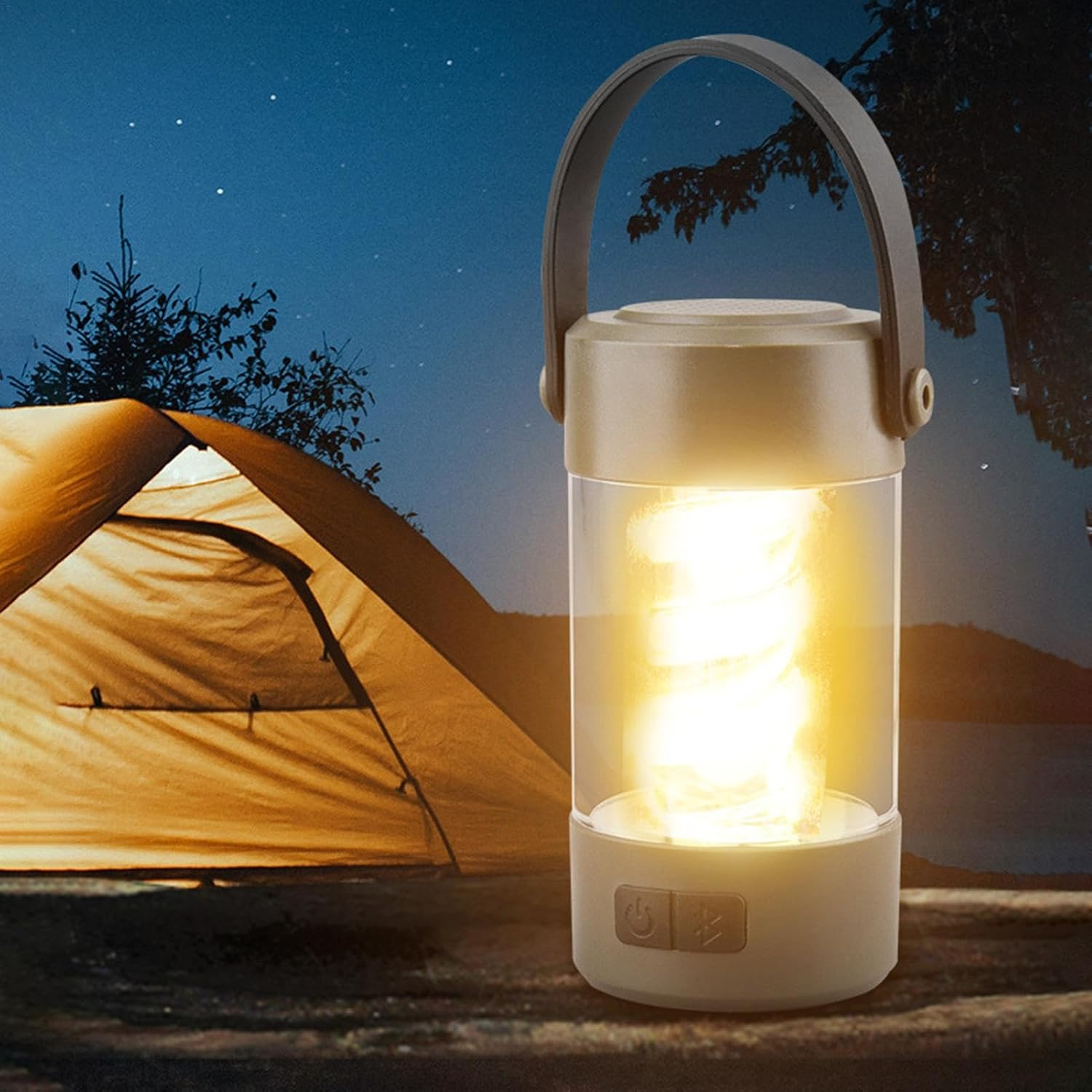 Lampe de Camping Stéréo Bluetooth Sans Fil