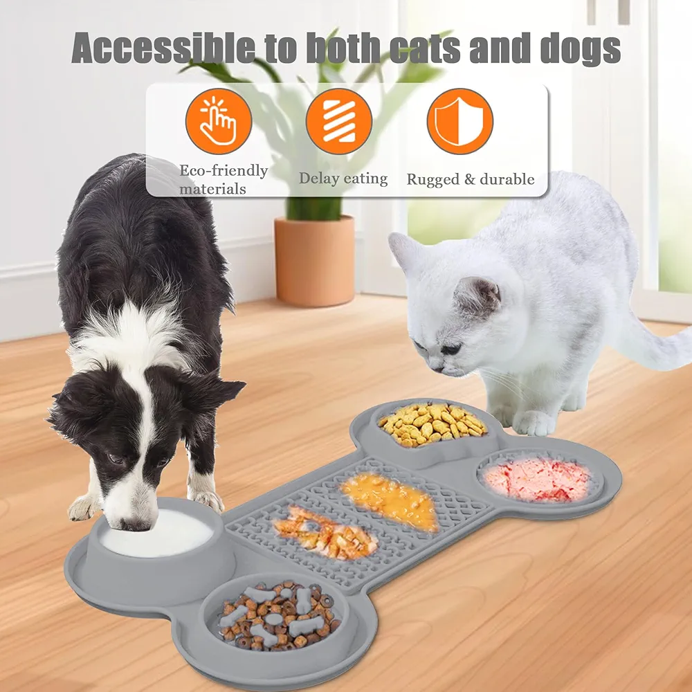 Tapis de Léchage Multifonction pour Chiens et Chats