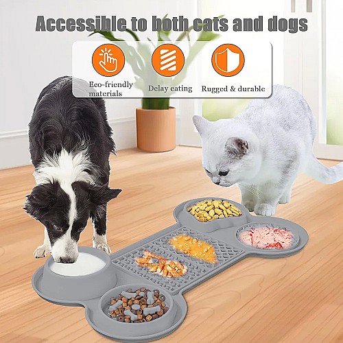 Tapis de Léchage Multifonction pour Chiens et Chats