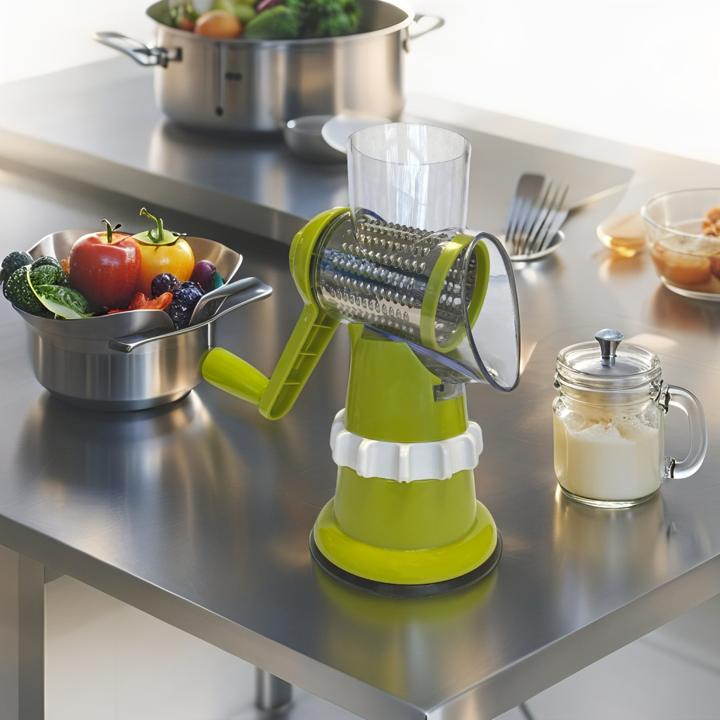 Râpe Tambour de Table Rotative Réglable