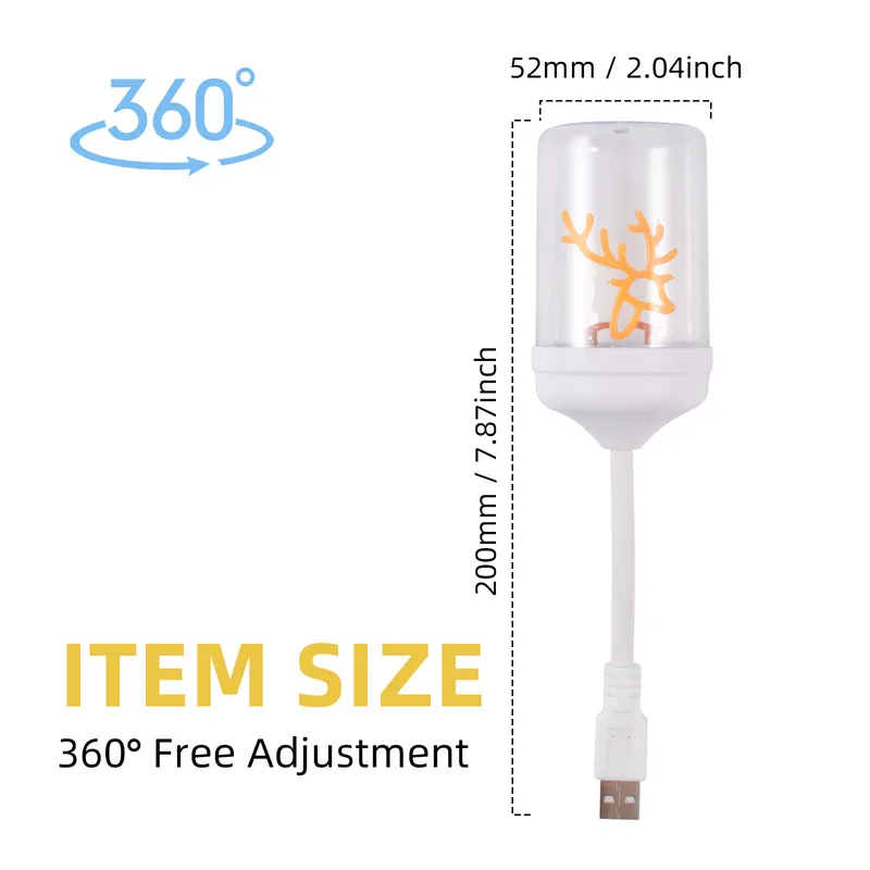 Nouvelle Lumière De Nuit USB Transfrontalière Dortoir Portable