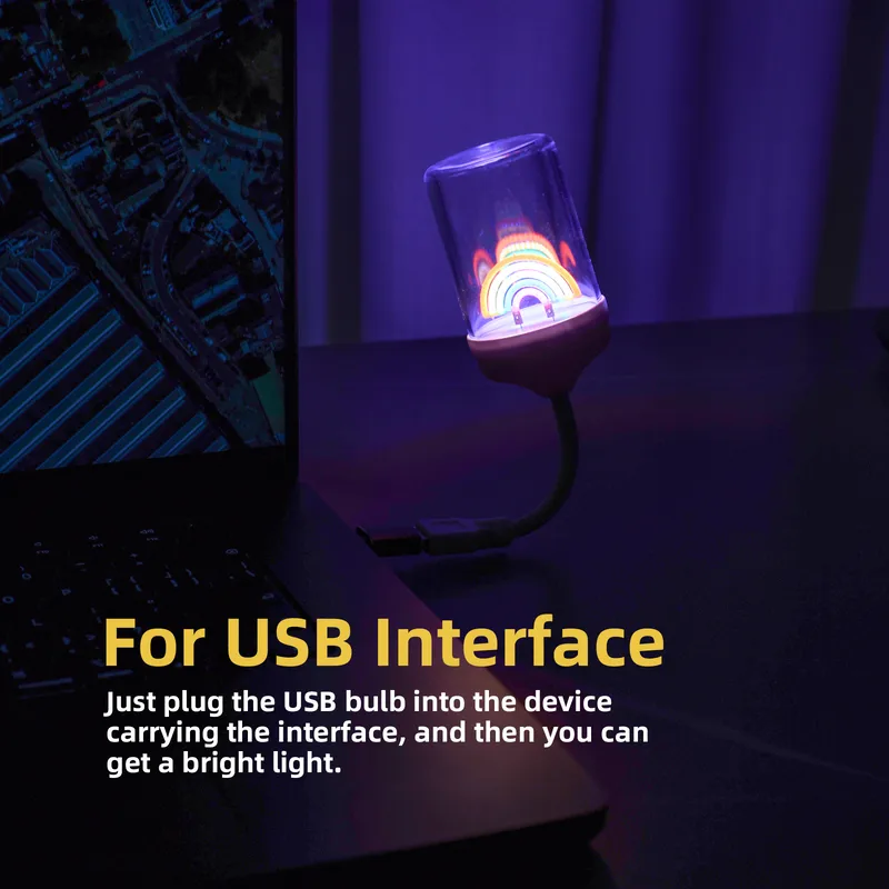 Nouvelle Lumière De Nuit USB Transfrontalière Dortoir Portable