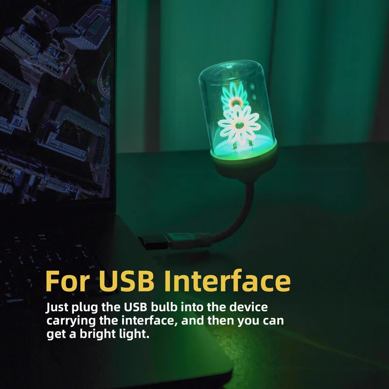 Nouvelle Lumière De Nuit USB Transfrontalière Dortoir Portable