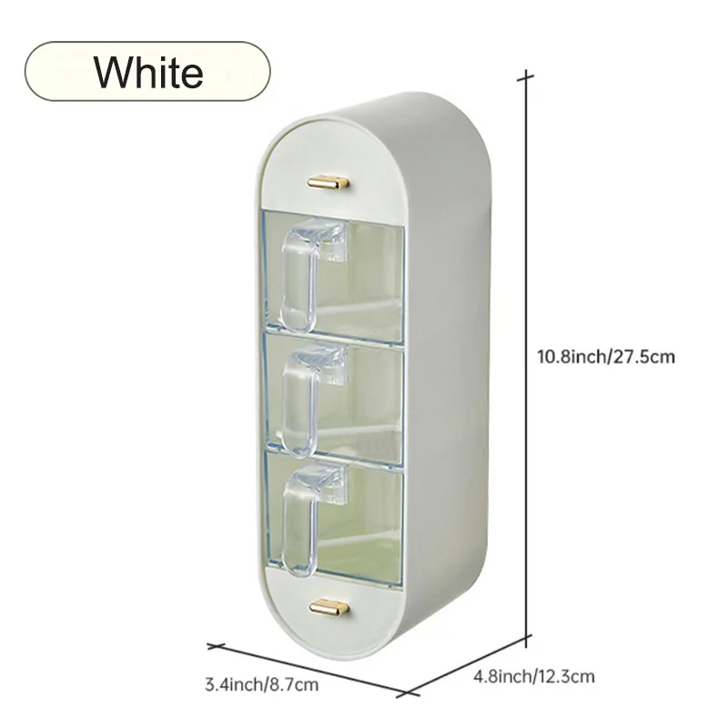 Wall Mounted Spice Organizer Seasoning Box kitchen Tool