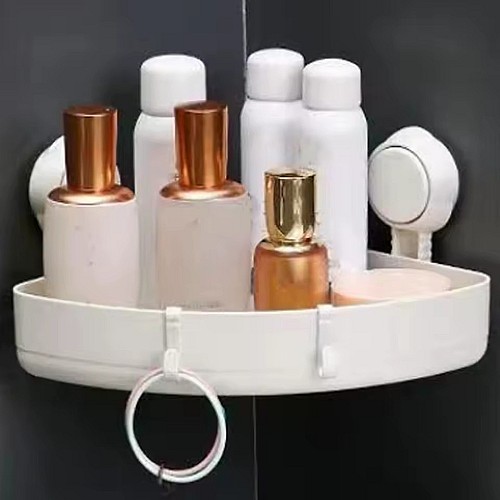 Étagère de douche d'angle à ventouse durable