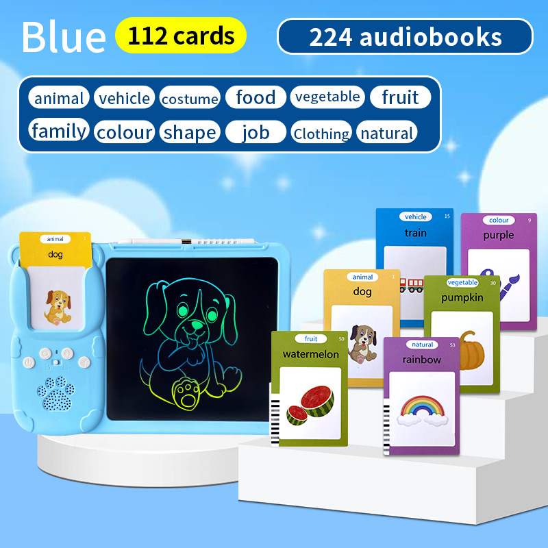 Cartes Flash parlantes avec tablette de dessin