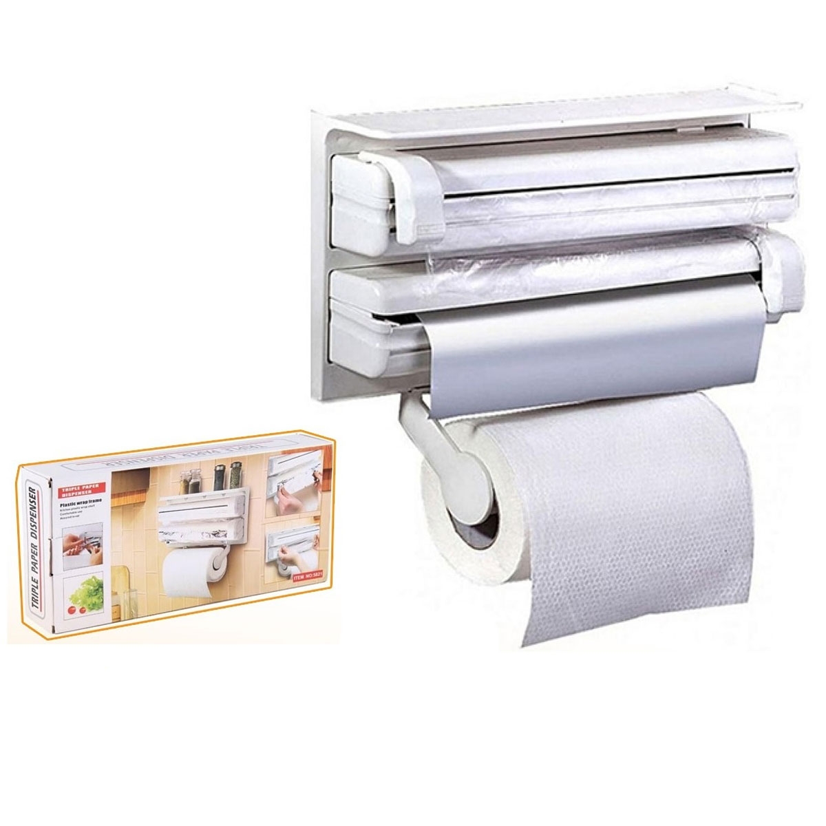 Distributeur de Papier 3 en 1