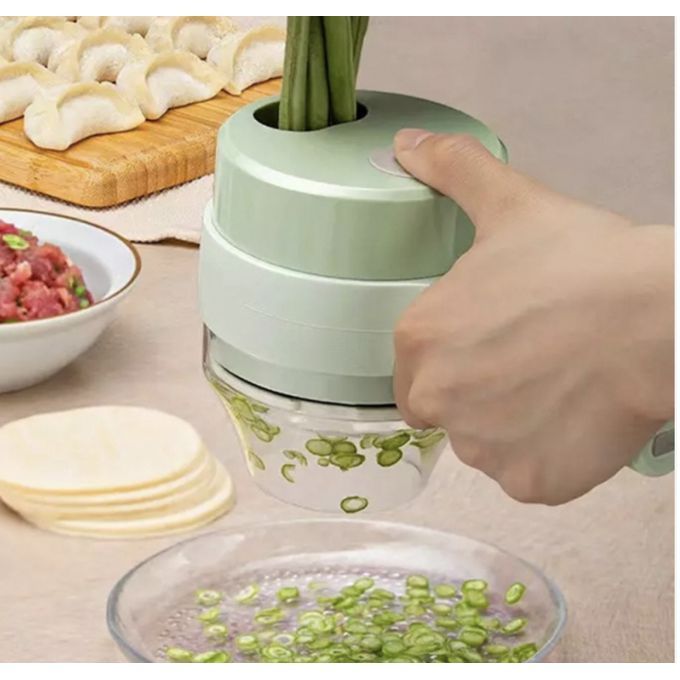 Mini Hachoir - Portatif - Rechargeable - 4 en 1