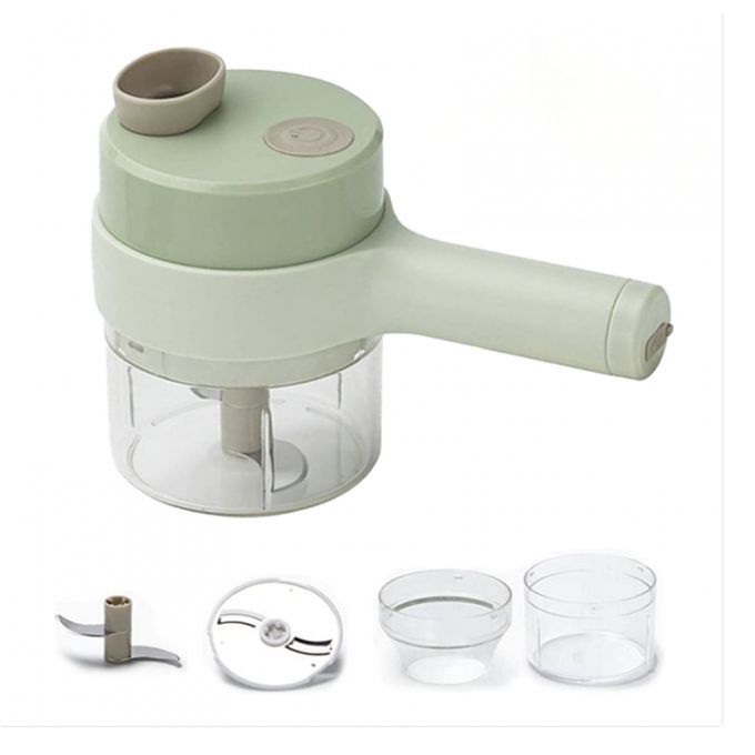 Mini Hachoir - Portatif - Rechargeable - 4 en 1