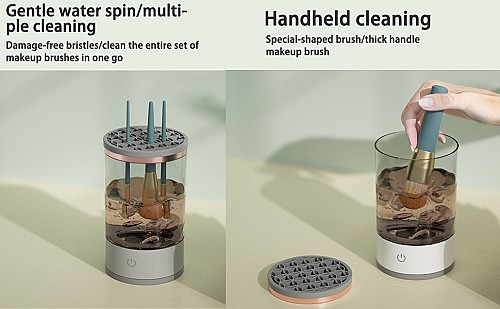 Nettoyeur de brosse de maquillage électrique