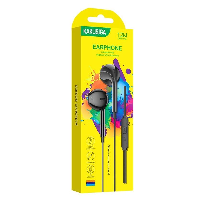 Écouteurs Filaire Microphone intégré - Longueur de câble 1,2M - Jack 3.5