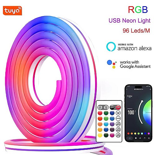 Bande LED Néon RGB Intelligente – Éclairage Personnalisé et Connecté