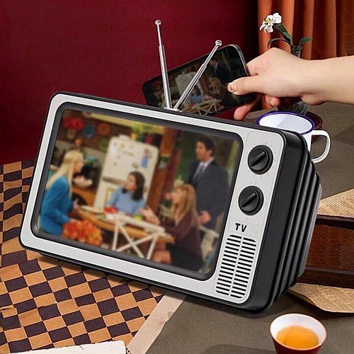 Retro TV Phone Magnifier 12" - Portable Screen Magnifier