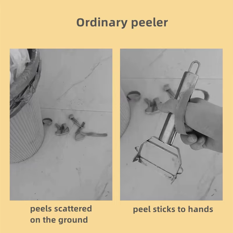 Éplucheur de poisson et fruits multifonctionnel avec conteneur