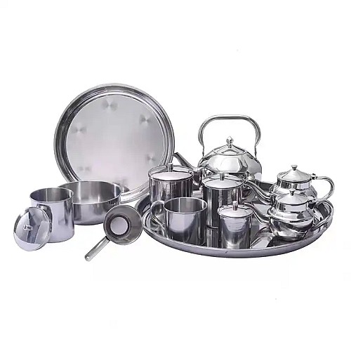 Arabian 12pcs Tea Set (Stainless Steel 18-10)
