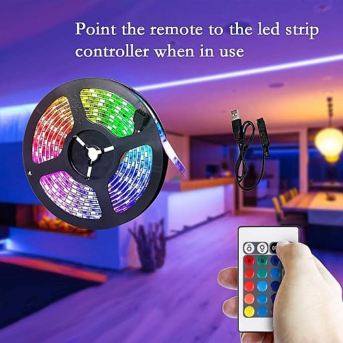 12V LED Light Strip RGB - 5 meters