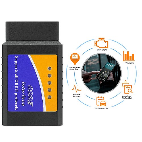 Elm327 OBD2 Scanner pour IOS/Android/Windows Bluetooth 4.0 outil diagnostique pour Voiture