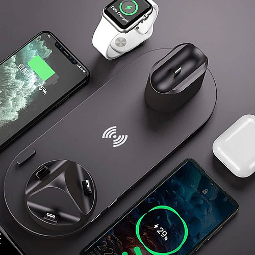 4 in 1 Wireless Fast Charging Dock Station