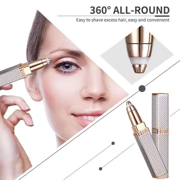 Épilateur Électrique Visage & Sourcils 2 en 1