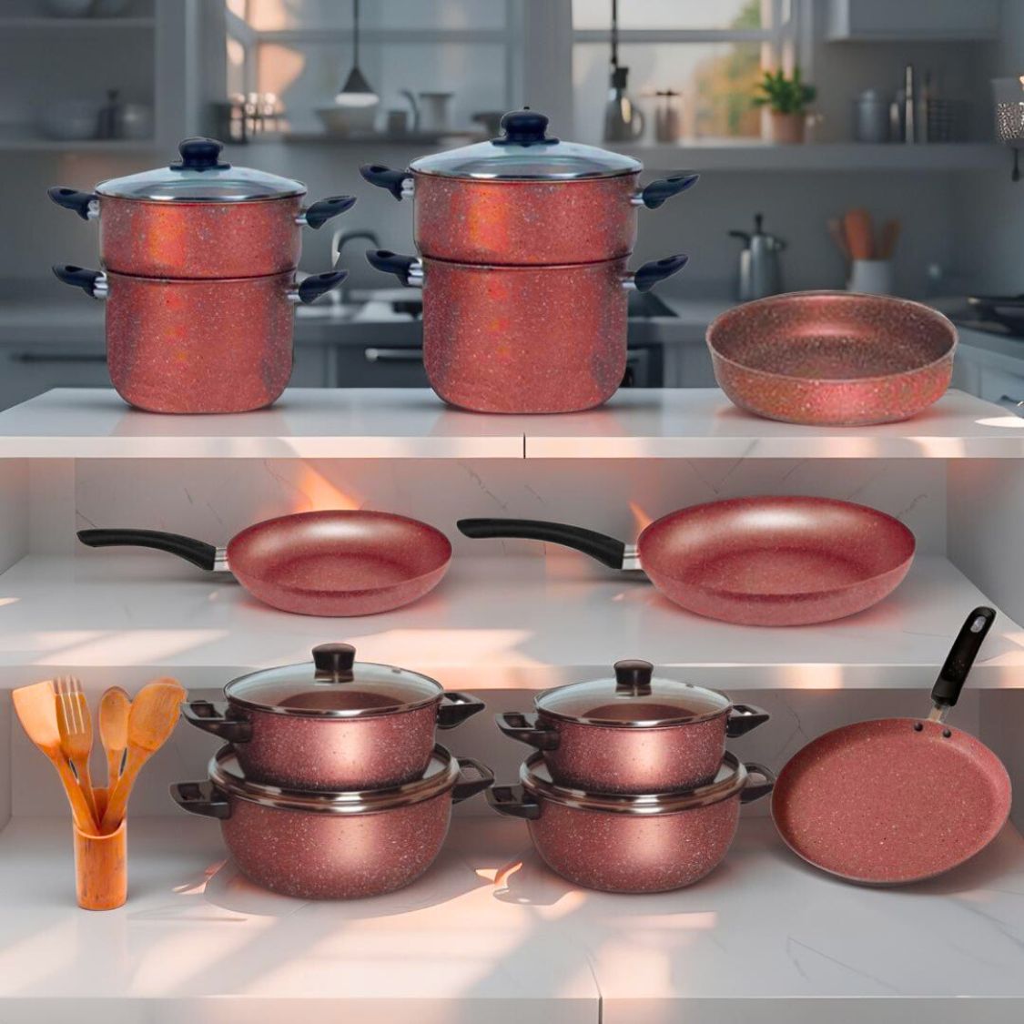 batterie de cuisine 23 pc