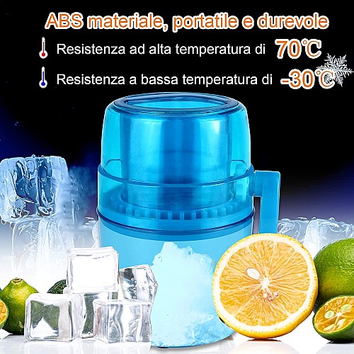 Ice Crusher with Ice Cube Tray 24 Cavities Slushy Maker