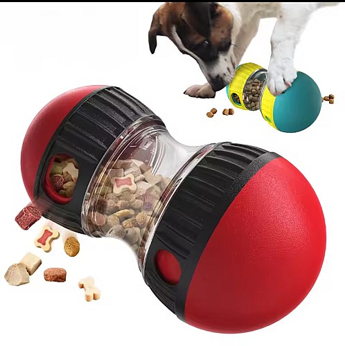 Jouet interactif pour chien – Distributeur de croquettes réglable