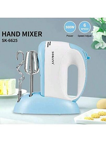 Sokany SK-6625 Hand Mixer 100W Blue