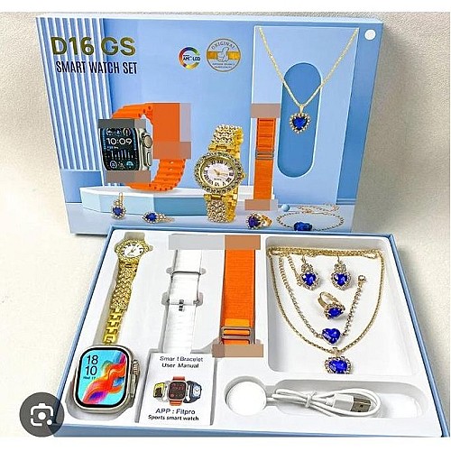 D16 GS Smart Watch Set – Élégance et Technologie