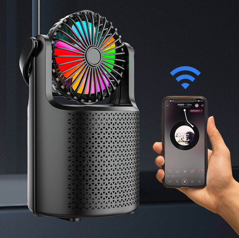 Enceinte Bluetooth ZQS1440 avec LED & Ventilateur