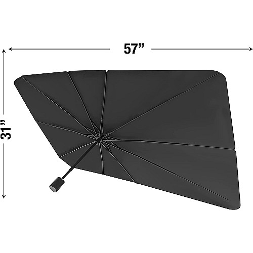 Parasol Pare-Brise Voiture Pliable 130×79cm