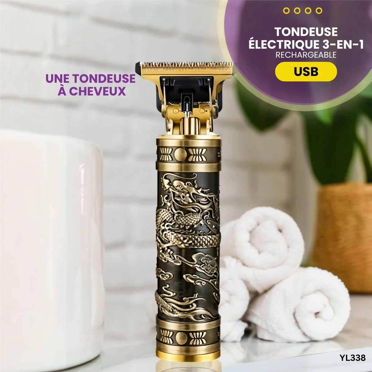 Kit de Tondeuse Professionnelle Multifonction
