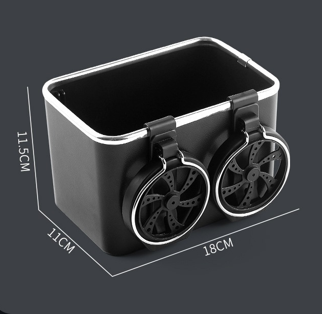 Boîte de Rangement pour Accoudoir de Voiture + Distributeur de Mouchoirs