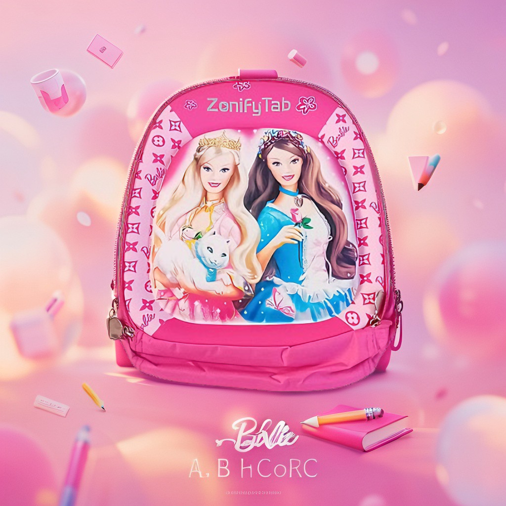 Sac à dos Barbie princesse – Rose