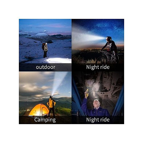 Lampe Frontale Induction Rechargeable USB – 350 Lumens