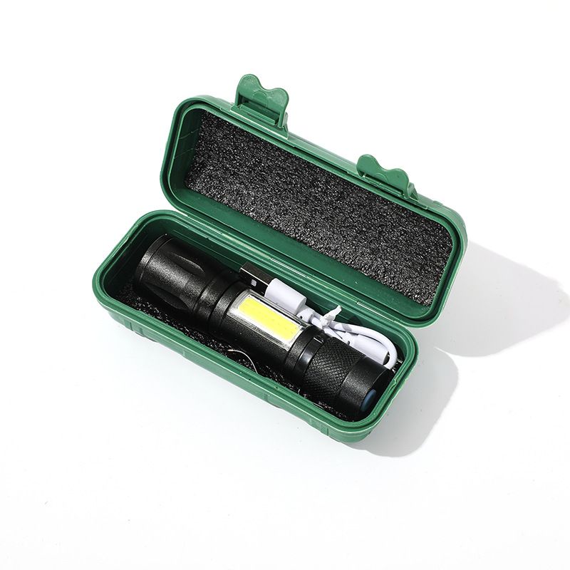 Lampe Torche LED Rechargeable avec Boîtier