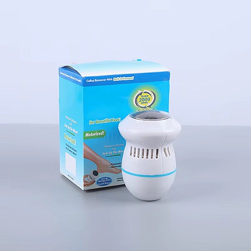 Appareil Anti-Callosités Motorisé avec Aspirateur Intégré