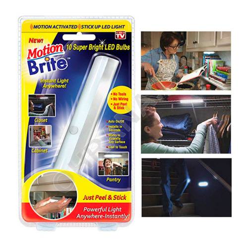 💡 Lampe LED Sans Fil avec Détecteur de Mouvement – Motion Brite