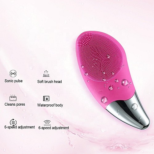Mini-brosse nettoyante faciale en silicone