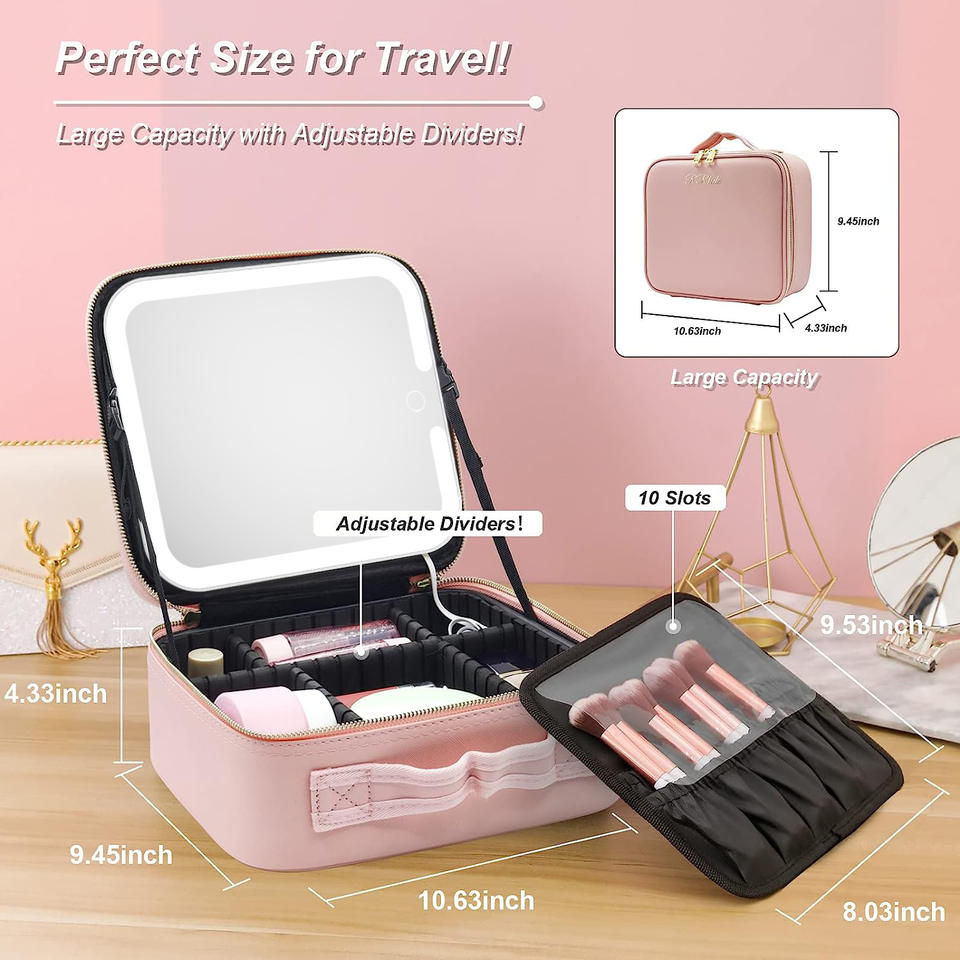 Box Maquillage Smart avec Miroir HD Tactile