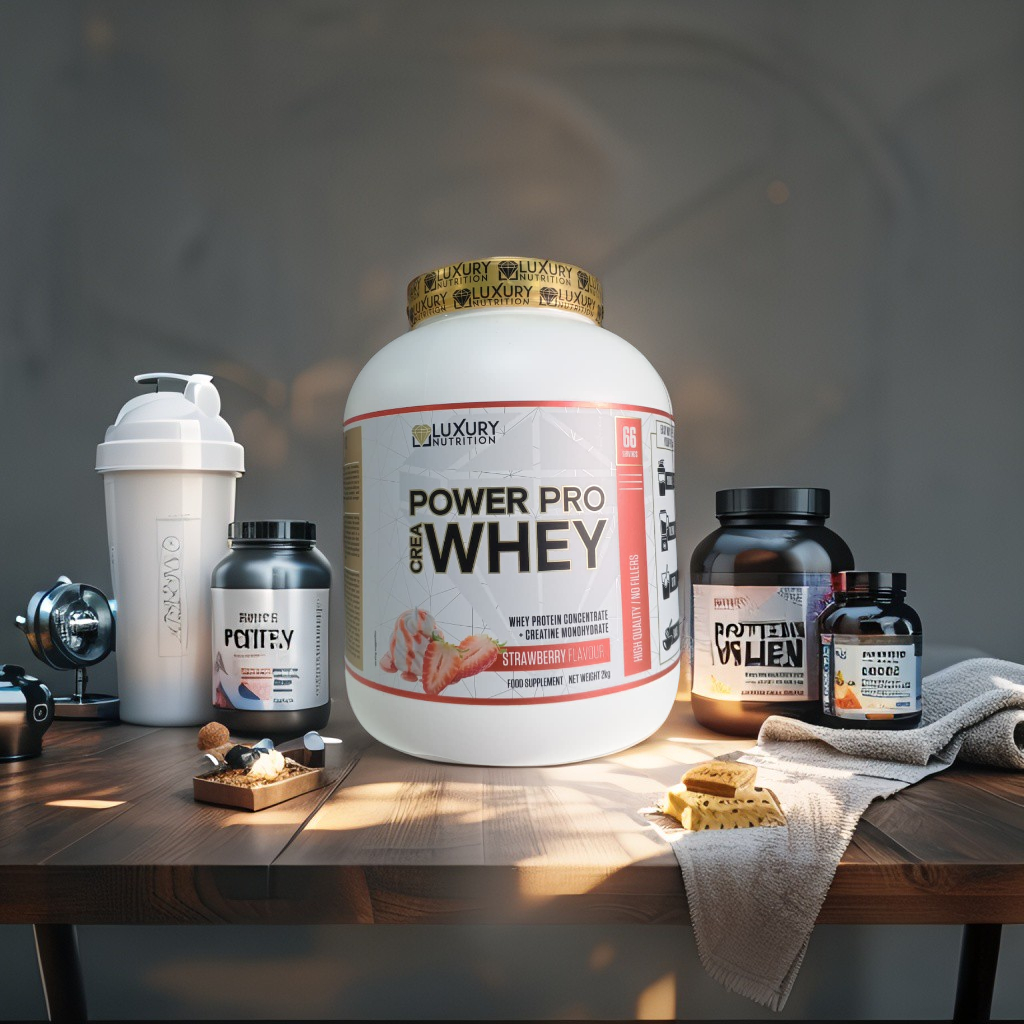 LUXURY NUTRITION CREA POWER PRO WHEY Fraise 2KG